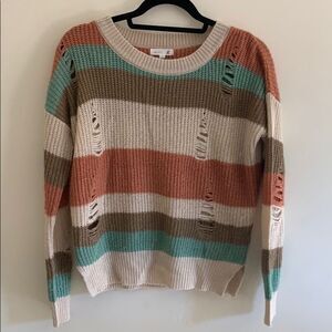 Mine distressed striped sweater - Small